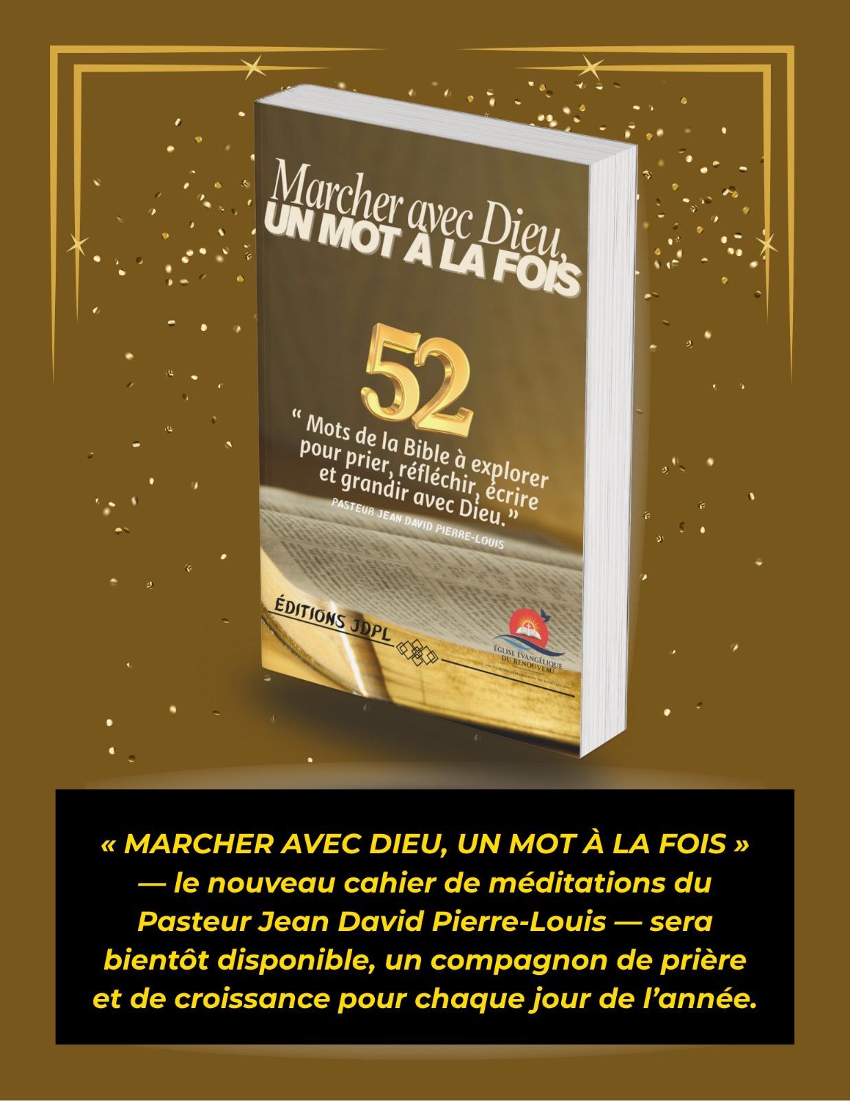 Couverture de Marcher avec Dieu, un mot à la fois